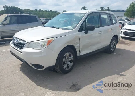 2015 Subaru Forester 2.5I z USA, uszkodzony, nr VIN JF2SJAAC6FH554322